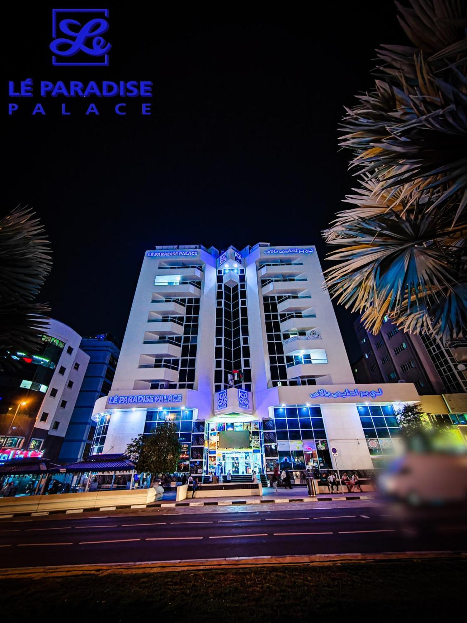 Le Paradise Palace Hotel Dubai Esterno foto